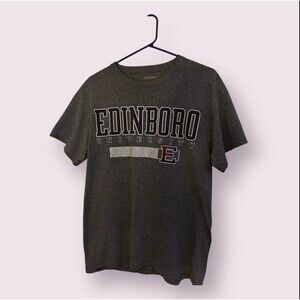 Edinboro University T Shirt Gray Adult Medium Pennsylvania Jansport